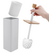 Йоршик для унітазу Yoka Amba White Bamboo PD.AMBA-WHT, Белый матовый