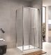 Душевая кабина Koller Pool Trend-S квадратная хром 900x900x1900 мм (трехсекц., раздвижная) стекло прозрачное (2 части) TT90C+S90C, Хром, Универсальная, прозрачный, хром