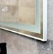 Зеркало Dusel DE-M0061S1 Silver 75x120 см сенсорное включение + подогрев, Каппучино