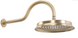 Душевая система Rea Serra brushed gold + BOX скрытого монтажа REA-B1149, Золотой