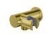 Душевая система Kohlman Experience 25 gold с термостатом + BOX скрытого монтажа KPL-QW433EGDQ25, Золотой