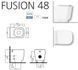 Унітаз підлоговий приставний Hatria Fusion 48 YXZK01, Білий