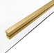 Угловая душевая кабина Rea Solar раздвижная 90x120 brushed gold REA-K9511, Золотой, прозрачный, золотой