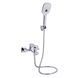 Смеситель для ванны Qtap Gemini (c душевым гарнитуром) QTGEM259CRM45681 Chrome, Хром