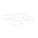 Потолочный светильник Nowodvorski 10435 Lid Square Led 1x35W 4000K 3150Lm IP20 Bl