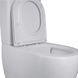 Унітаз-компакт Qtap Robin Ultra Quiet безободковий з сидінням Soft-close QT13222128AUQ1W, Білий