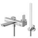 Смеситель для ванны Kohlman Foxal chrome настенный KPL-QW110F, Хром