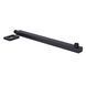 Кронштейн для верхнього душу Qtap Trubice 400 мм прямокутний QTTRU120BLM45929 Black matt, Черный матовый