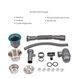 Кухонная мойка Lidz Handmade H6050 интегрированная Brushed в комплекте с дозатором и корзиной, Нержавеющая сталь
