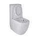 Унітаз-компакт Qtap Robin Ultra Quiet безободковий з сидінням Soft-close QT13222128AUQ1W, Білий