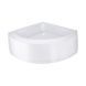 Душовий піддон Lidz Kapielka ST80x80x26 з панеллю, Білий