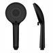 Ручний душ Imprese 110 мм, 4 режими black matt f03600110BE, Черный матовый