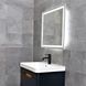 Зеркало Dusel DE-M0061S1 Silver 75x120 см сенсорное включение + подогрев, Каппучино