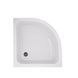 Душовий піддон Lidz Kapielka ST80x80x26 з панеллю, Білий