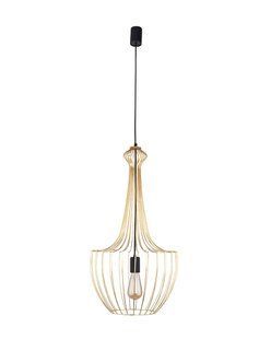Підвісний світильник Nowodvorski 8853 Luksor E27 1x60W IP20 Gold