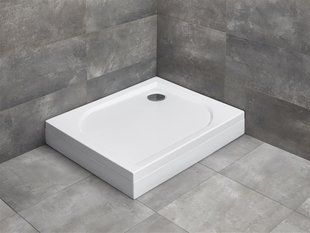 Душевой поддон Radaway Delos D 100x75 с панелью правый 4D17515-03R
