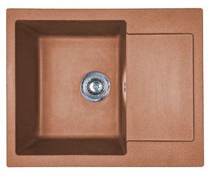 Кухонная мойка Adamant Minimal 615x495x200 terra-cotta 502223, Цемент матовый