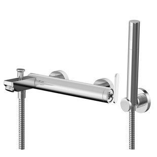 Смеситель для ванны Kohlman Boxine chrome настенный KPL-QW110B, Хром