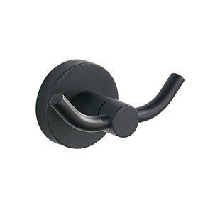 Гачок для рушників VBI Venus black подвійний VBI-040002BL, Черный матовый