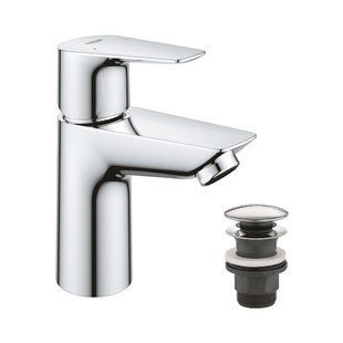 Смеситель для раковины Grohe QuickFix Start Edge S-Size 23898001 с донным клапаном, Хром