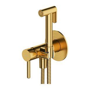 Набір гігієнічного душа прихованого монтажу Omnires Y brushed gold SYSYBI2GLB, Золотий