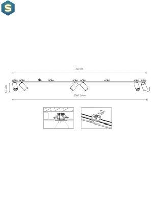 Спот Nowodvorski 7693 Mono surface GU10 6x10W IP20 Bl