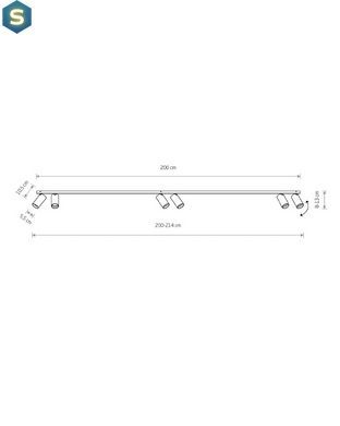 Спот Nowodvorski 7813 Mono VI GU10 6x10W IP20 Wh