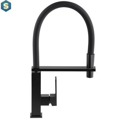 Змішувач для кухні Yoka Ferra black BZ.FERRA-BLK, Черный матовый
