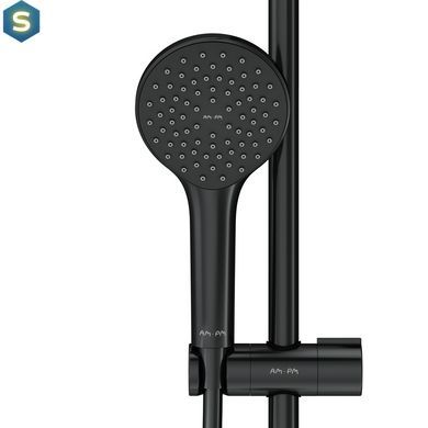 Душова система ShowerSpot без змішувача Am.Pm Gem black F0790022, Черный матовый