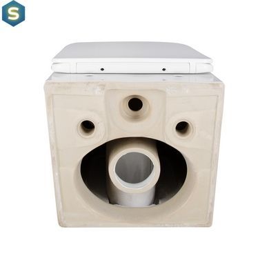 Унітаз підвісний Qtap Crow безобідковий з сідінням Soft-close QT05335171W, Білий