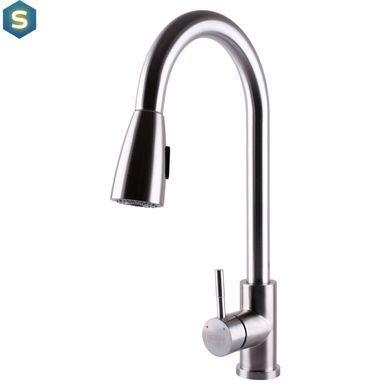 Смеситель для кухни Globus Lux Alpen SBT1-2031, Хром матовый