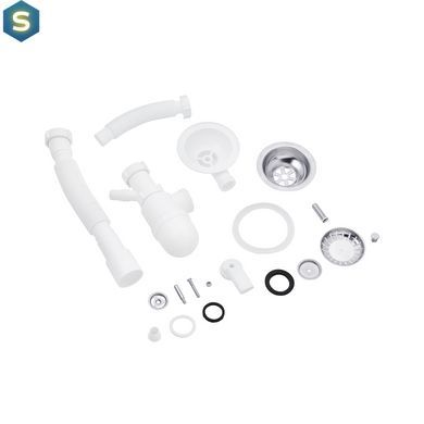 Кухонная мойка гранитная Kroner KRP Komposit SCH-6243 CV031065, Черный/золото