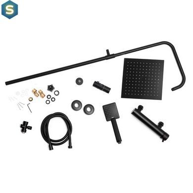 Душова система Yoka Flova 25 black BP.FLOVA 25 BLK, Черный матовый
