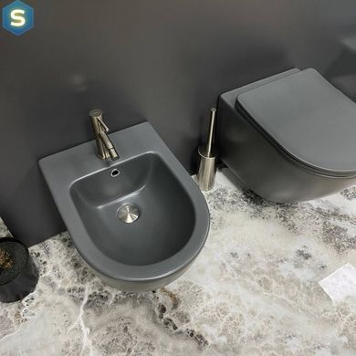 Підвісне біде VBI VULCANO GREY MATT