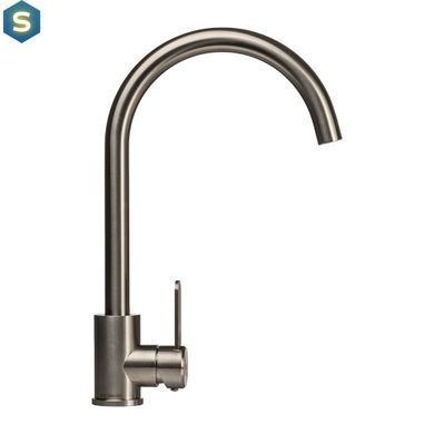 Змішувач для кухні Globus Lux Wien SUS2-203SN, Графитовый хром