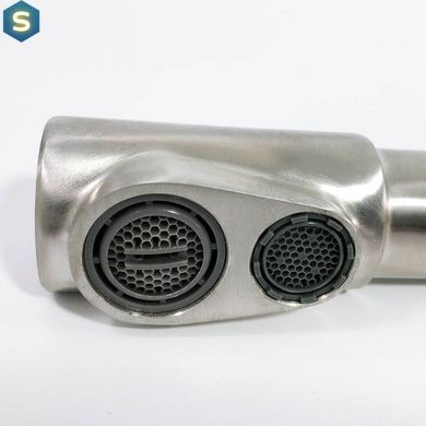 F43899-2 (H899) Змішувач для кухні нержавіюча сталь Г-гусак гайка &Oslash;35 Frap 1/10, Нержавіюча сталь