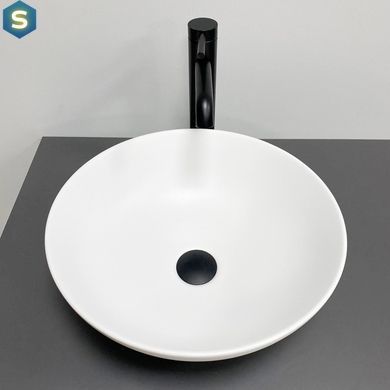 Умывальник VBI Amalfi white matt накладний VBI-013400, Белый матовый