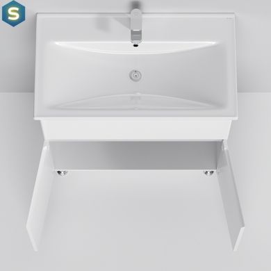 Тумба з умивальником Am.Pm X-Joy 80 см підлогова 1 ящик білий M85-FSX8053-WC0803WG38, Білий