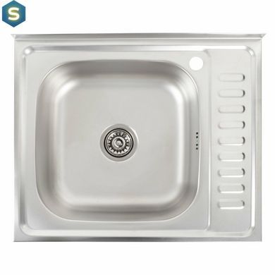 Кухонная мойка из нержавеющей стали Valeso сатин 6050 L (0,7/160 мм), Satin