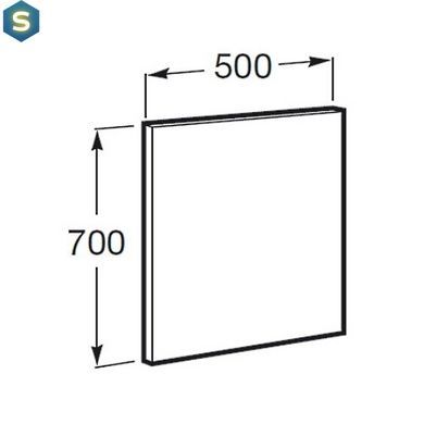 Дзеркало для ванної кімнати Roca Victoria Basic 50 см A812345406
