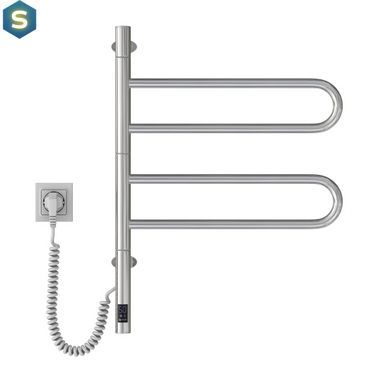 Електрична рушникосушка Navin Fouette 480x600 Sensor з таймером 00-044050-5080, Хром, Електронний