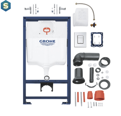 Інсталяція прихованого монтажу для унітазу 3 в 1 Grohe Rapid SL 38772001