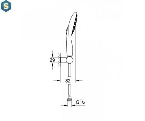Душовий гарнітур Grohe Power & Soul 27742000