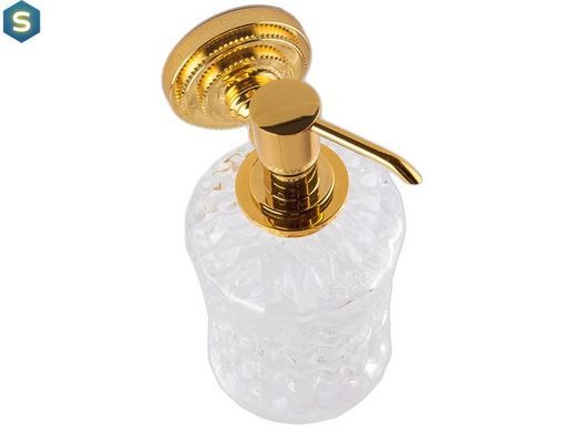 Дозатор жидкого мыла Kugu Versace 214G, Золотой