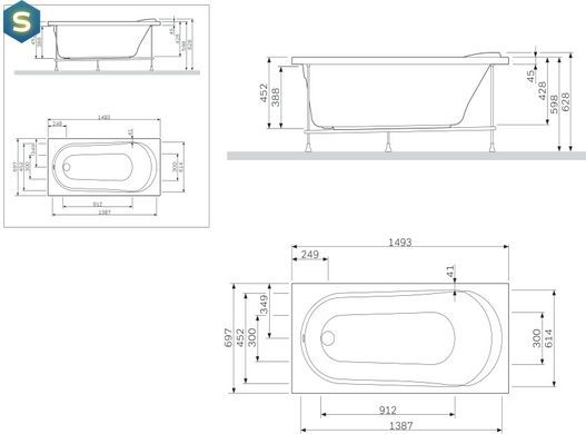 Панель для ванны AM.PM Spirit 150x70 W72A-150-070W-P2
