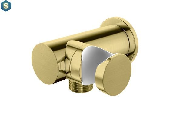 Душова система Kohlman Experience 25 brushed gold + BOX прихованого монтажу KPL-QW211EGDBQ25, Золотий