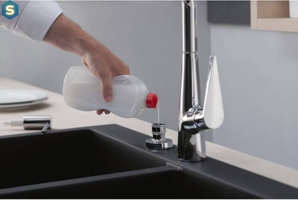 Кухонна мийка Hansgrohe S510-F770 770x510 на дві чаші 370/370 Graphiteblack 43316170