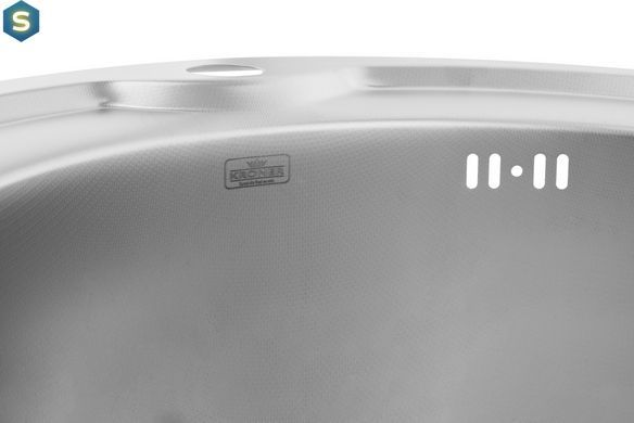 Кухонна мийка Kroner KRP Dekor-510 (0,6 мм) CV022767, Decor