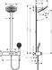 Душевая система Hansgrohe Pulsify Showerpipe 260 2jet 400 с термостатом Matt Black 24240670
