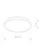 Светильник Nowodvorski 8183 Agnes round LED 1x22W 4000K 1300Lm IP44 Bl